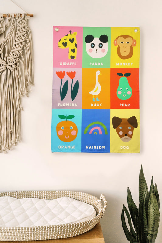 Rainbow Animals Banner