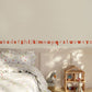 Pink and Red Alphabet Fabric Wall Stickers