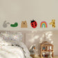 Animals and Bugs Fabric Wall Stickers