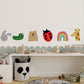 Animals and Bugs Fabric Wall Stickers