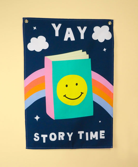 Story Time Wall Hanging 70x50cm 100% Cotton